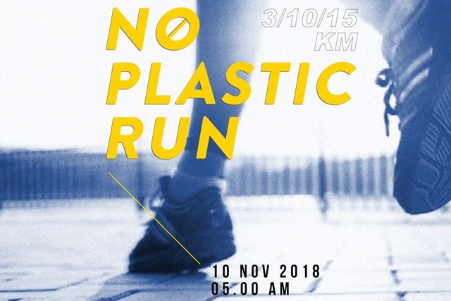 No Plastic Run 2018 Poster